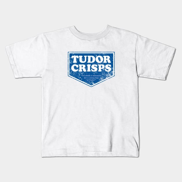 Tudor Crisps (distressed) Kids T-Shirt by Function9